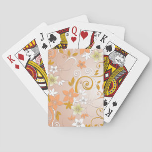 Blume - Wandpapier 8 Spielkarten
