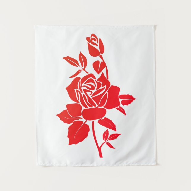 Blume Wandteppich (Vorderseite)