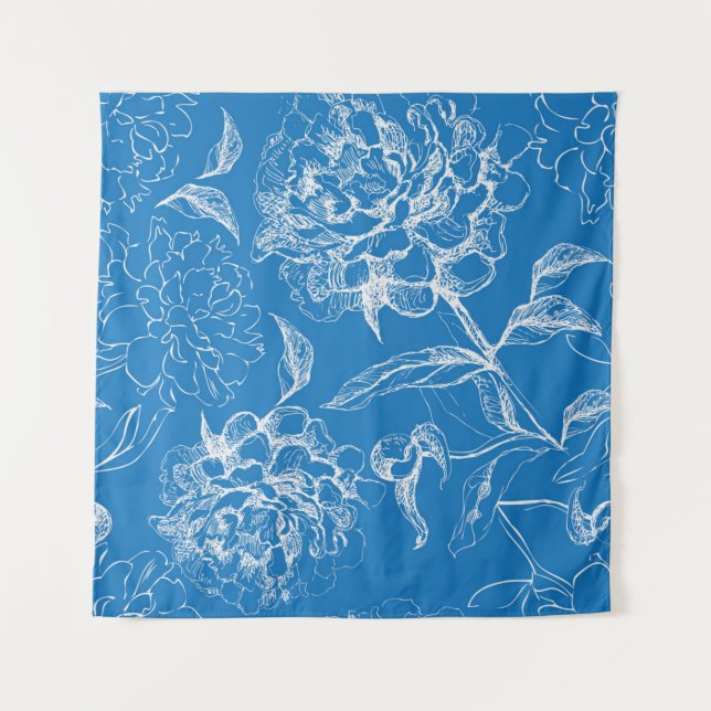 Blume Wandteppich (Vorderseite)