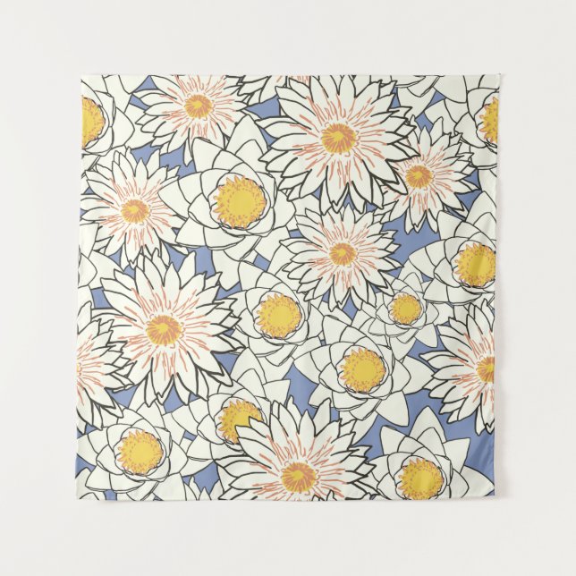 Blume Wandteppich (Vorderseite)