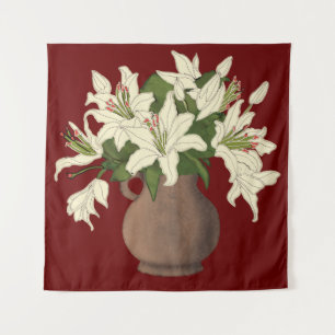 Blume Wandteppich