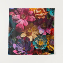 Blume Wandteppich