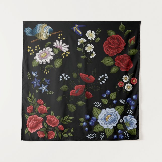 Blume Wandteppich (Vorderseite)