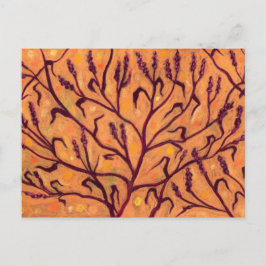 Blume Wasser Paprika Wildblumen Blumenstrauß Postkarte