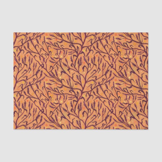 Blume Wasser Paprika Wildblumen Blumenstrauß Seidenpapier (Vorderseite)