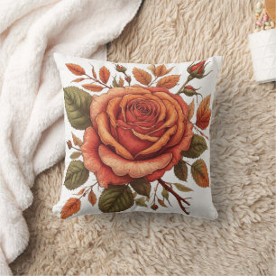 Blume Wasserfarbe Kissen