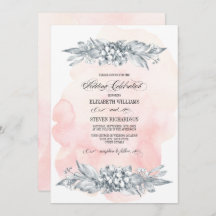 Blume Wasserfarbe Rosa Hochzeit