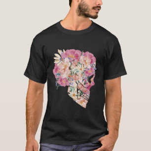 Blume Wasserfarben Blütendusche Rose T-Shirt