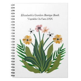 Blume Wasserfarben Bouquet Floral Personalisieren Notizblock