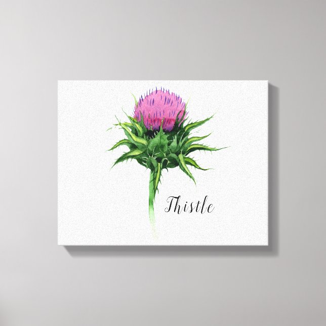 Blume Wasserfarben-Canvas drucken Leinwanddruck (Vorderseite)