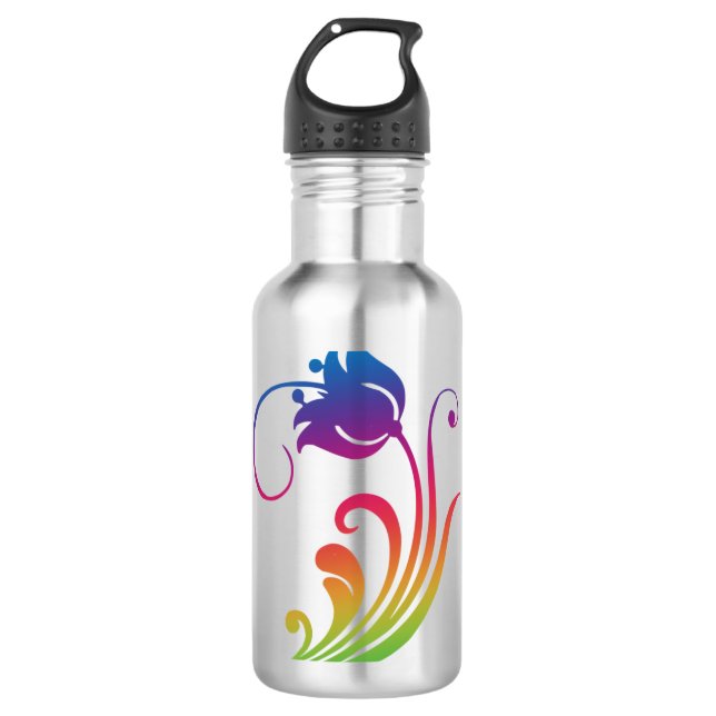 Blume Wasserflasche Edelstahlflasche (Vorderseite)