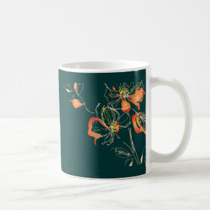 Blume Watercolor Art Deco Kaffeetasse