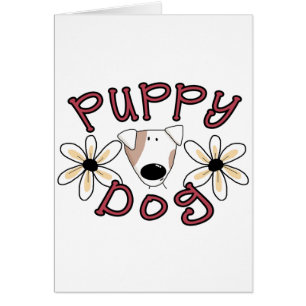 Blume Welpen Hunde T - Shirt und Geschenke