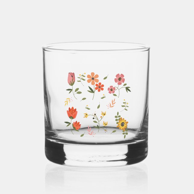 Blume Whiskyglas (Vorderseite)