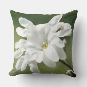 Blume White Magnolia Kissen