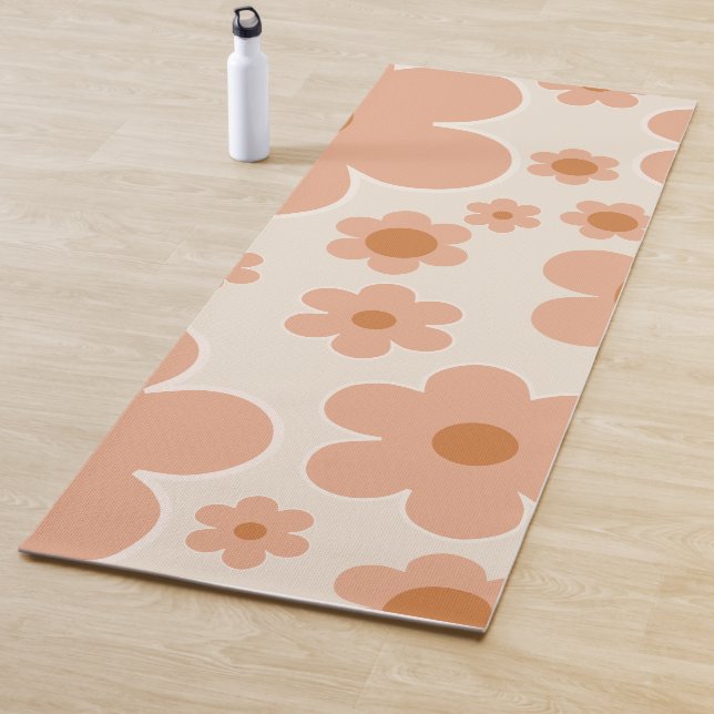 Blume Wien Boho Blume Beige Blumenmarkt Yogamatte (Beispiel)