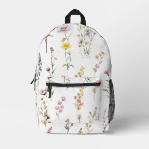 Blume, Wildblumen, Blume im Garten Bedruckter Rucksack