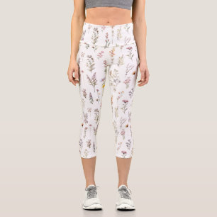 Blume, Wildblumen, Blume im Garten Capri Leggings
