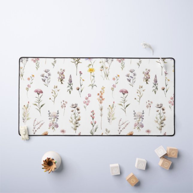 Blume, Wildblumen, Blume im Garten Schreibtischunterlage (Kindertisch)