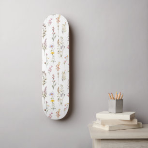 Blume, Wildblumen, Blume im Garten Skateboard
