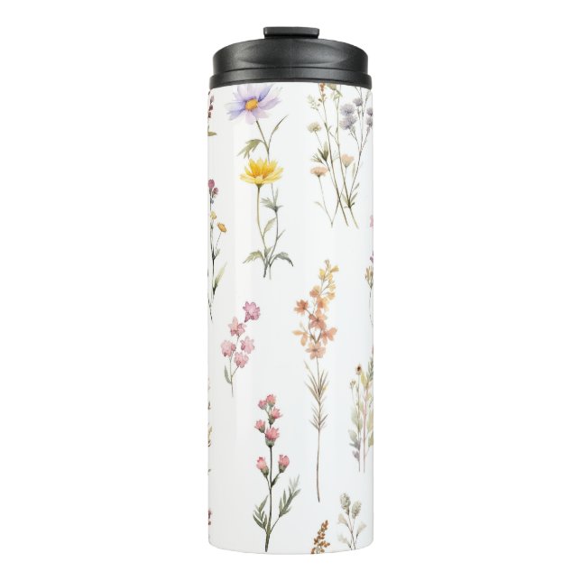 Blume, Wildblumen, Blume im Garten Thermosbecher (Vorderseite)