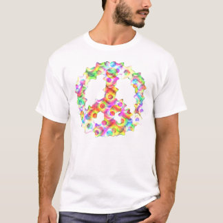 Blume winden Friedenszeichen T-Shirt