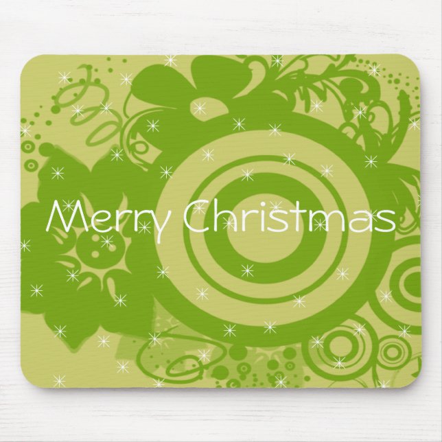 Blume Wirbel - Maßgeschneiderte Mousepad (Vorne)