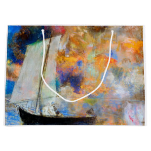Blume Wolken, Redon Große Geschenktüte