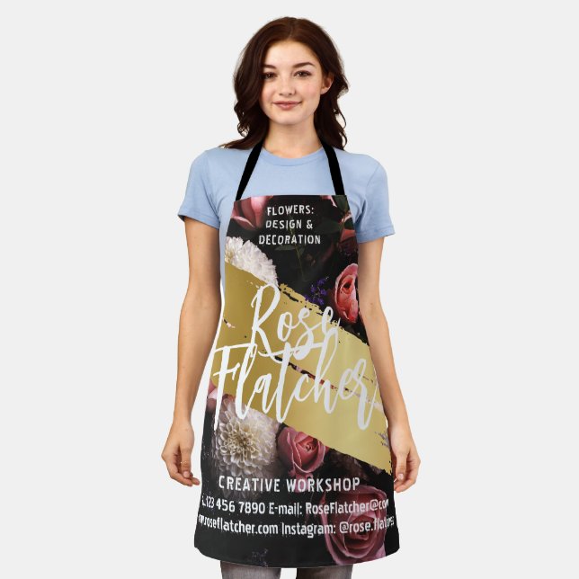 Blume Workshop Black Gold Schürze (Getragen)