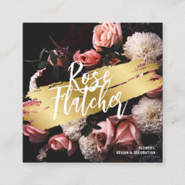 Blume Workshop Black Gold Terminkarte