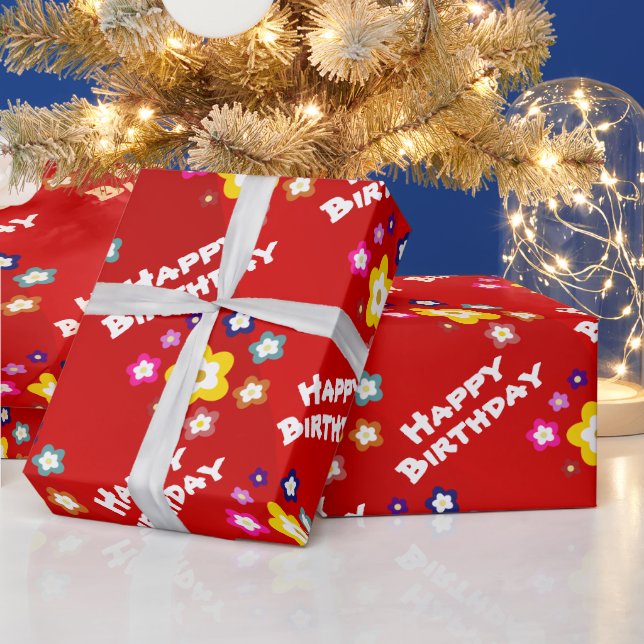 Blume Wrapping Paper Geschenkpapier (Feiertage)