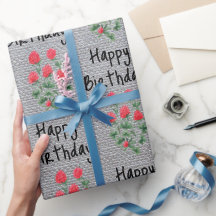 Blume Wrapping Paper