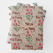 Blume Wrapping Paper