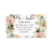 Blume Wreath Oh Babee Bumblebee Diaper Raffle