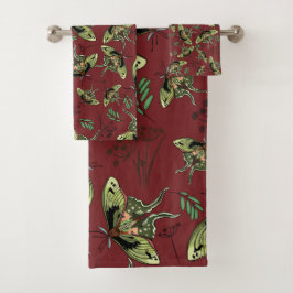 Blume Yoga Mat Badhandtuch Set