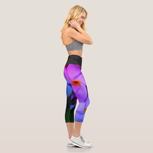 Blume Yoga Pants Capri Leggings (Rechts)