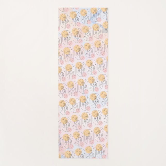Blume Yogamatte (Vorderseite)
