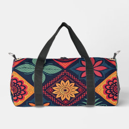 Blume-Zaubermuster Duffle Bag
