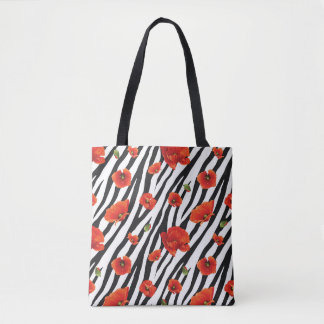 Blume Zebra Tasche