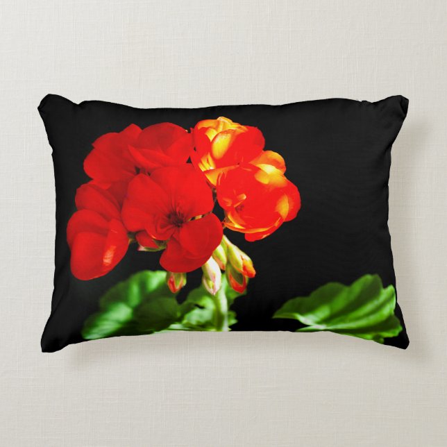Blume Zierkissen (Vorderseite)