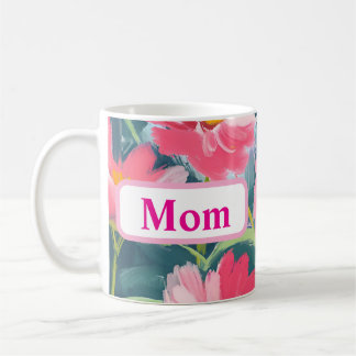 Blume zu Blue Kaffeetasse