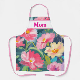 Blume zu Blue Schürze