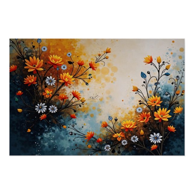 Blume zu Feiern Poster (Vorderseite)
