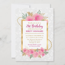 Blume zum 21. Geburtstag