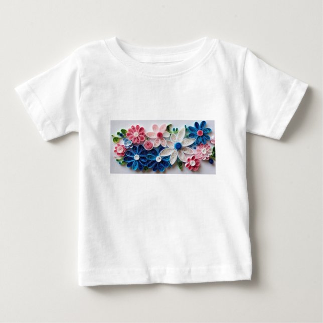 "Blume zum Abfüllen von Whimsikpapier" Baby T-shirt (Vorderseite)