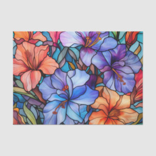 Blume zum Festhalten von Glaseffekten Seidenpapier
