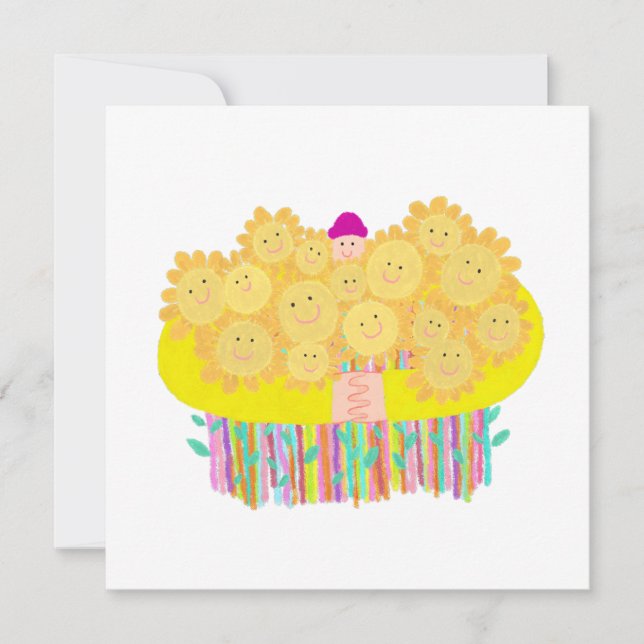 Blume zum Geburtstag (Vorderseite)