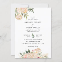 Blume zum Hochzeitsfeiern mit Peony und Gold