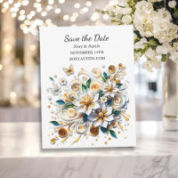 Blume zum Schneiden von Papier speichern das Datum