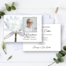 Blume zum Tode Jubiläum der Weißen Wasserlilie